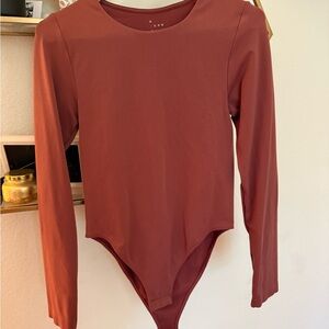 A New Day Mauve Long Sleeve Bodysuit